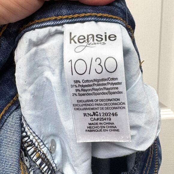 Kensie Jeans, Effortless Ankle, 2 Button Waist, Women's Size 10 - Picture 5 of 5